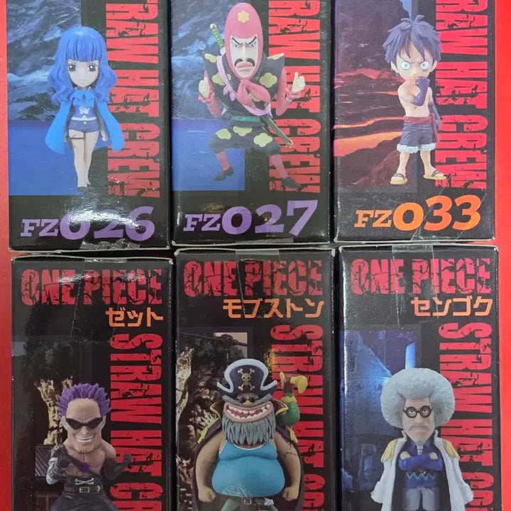 [BUNJANG] One Piece Film Z World Collectable Figure Bundle Set / (6종일괄) 원피스 피규어 필름Z 루피, 센고쿠 월콜