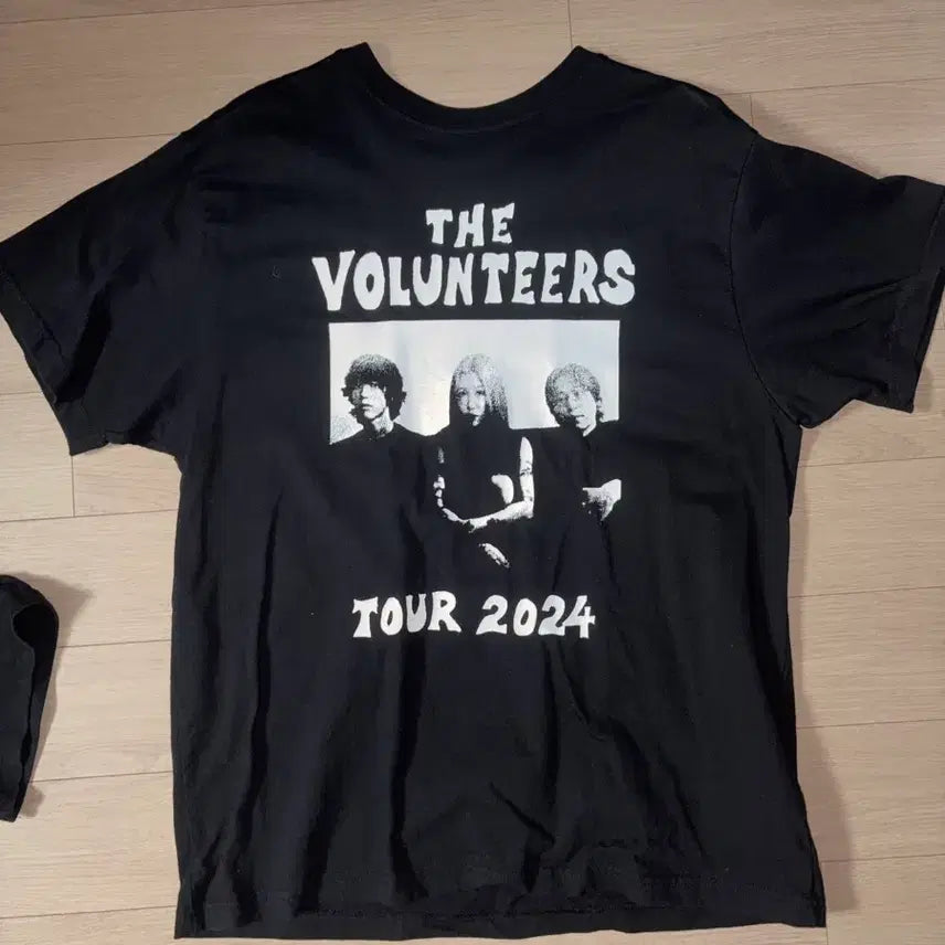 [BUNJANG] The Volunteers 2024 Tour T-Shirt / 더발룬티어스 2024 투어 티셔츠