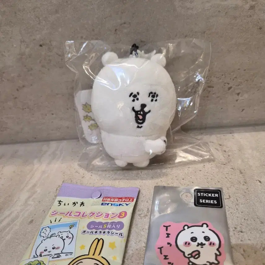[BUNJANG] Nagano Market x Chiikawa Bear Sticker Set / 일본 나가노 마켓 정품)덤 스티커) 모기잡는 곰