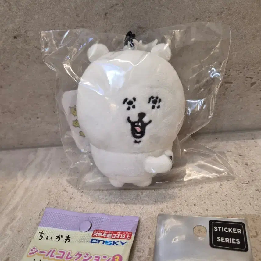 [BUNJANG] Nagano Market x Chiikawa Bear Sticker Set / 일본 나가노 마켓 정품)덤 스티커) 모기잡는 곰