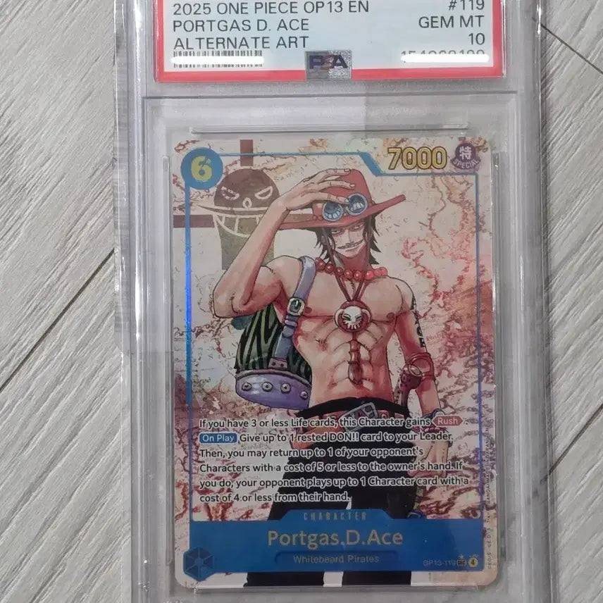 [BUNJANG] One Piece Card Ace PSA 10 Graded (English) / 원피스카드 등급 psa10 에이스 영판