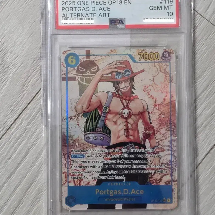 [BUNJANG] One Piece Card Ace PSA 10 Graded (English) / 원피스카드 등급 psa10 에이스 영판