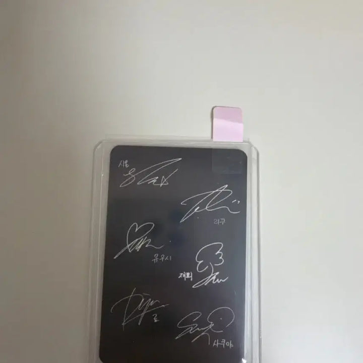[BUNJANG] NCT WISH Gayo Daejeon Reverse Support Photocard / 엔시티위시-가요대제전 역조공 포카