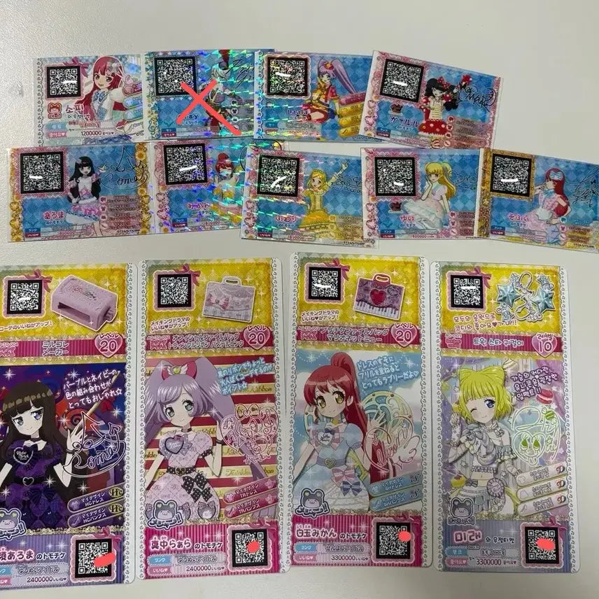 [BUNJANG] PriPara Friendship Ticket, Milfy, Shikishi, etc. - Japanese Ver. / 제시!!) 프리파라 카드 우정티켓 밀피 색지등 판매합니다 일본판 라라 미래 소피 파루루 시온 아로마 히비키