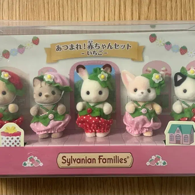 [BUNJANG] Sylvanian Families Strawberry Gathering Set / 실바니안 모여라 딸기 세트