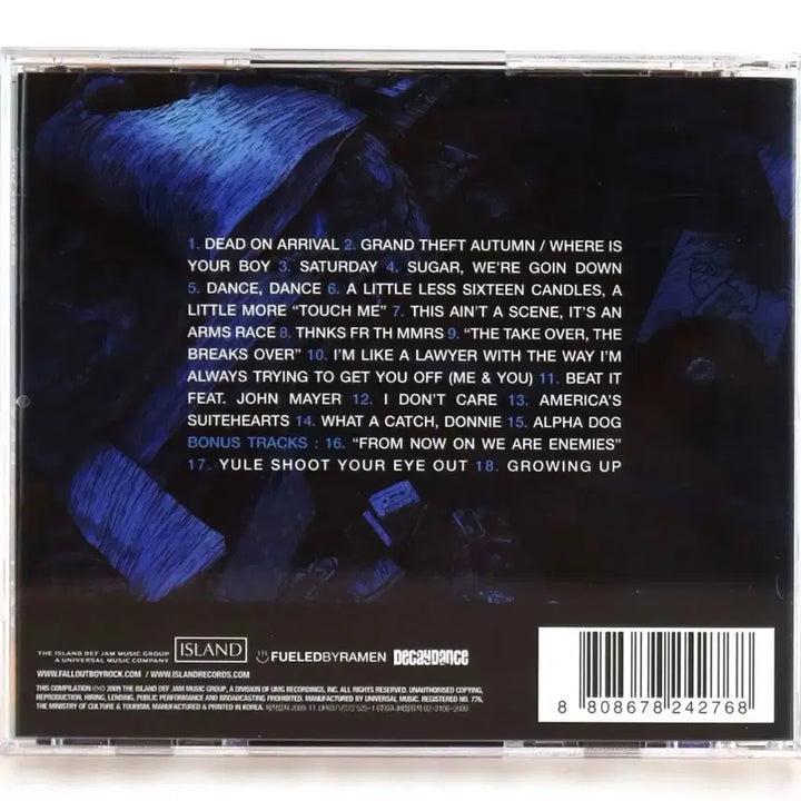 [BUNJANG] Fall Out Boy Believers Never Die Best Album CD / 폴아웃 보이 Belivers Never Die 베스트 앨범 시디 CD 팔아웃 보이 폴 아웃 보이