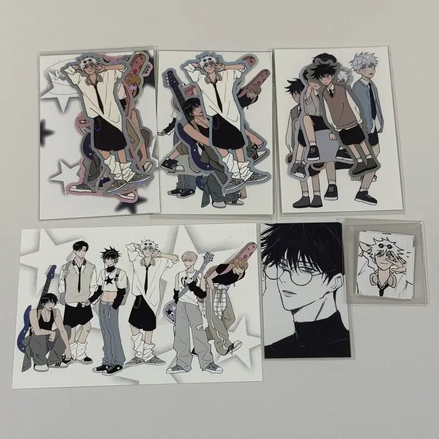 [BUNJANG] Jujutsu Kaisen Geto Suguru Y2K Shotaro Sticker Set / 주술회전 쟌님 y2k 쇼타 조각스티커 증명사진