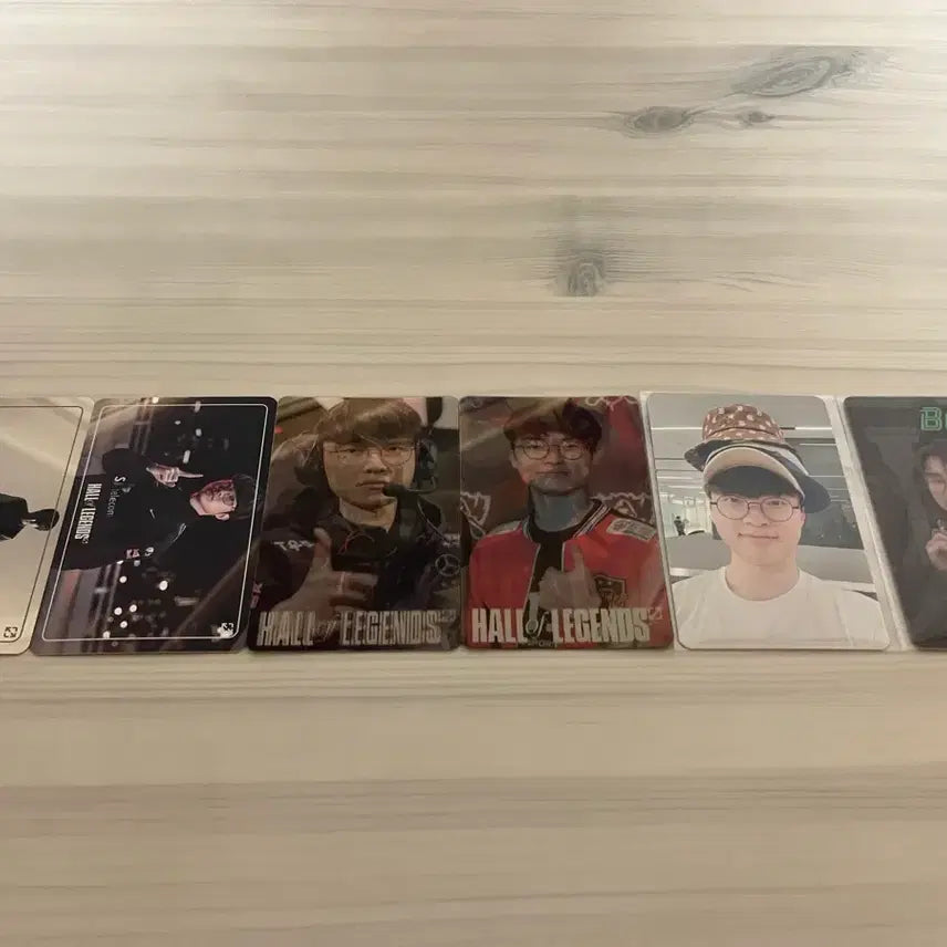 [BUNJANG] T1 Faker Photocard Bundle / T1 티원 페이커 포토카드 일괄 전설의 전당, 아라치, 슬릭
