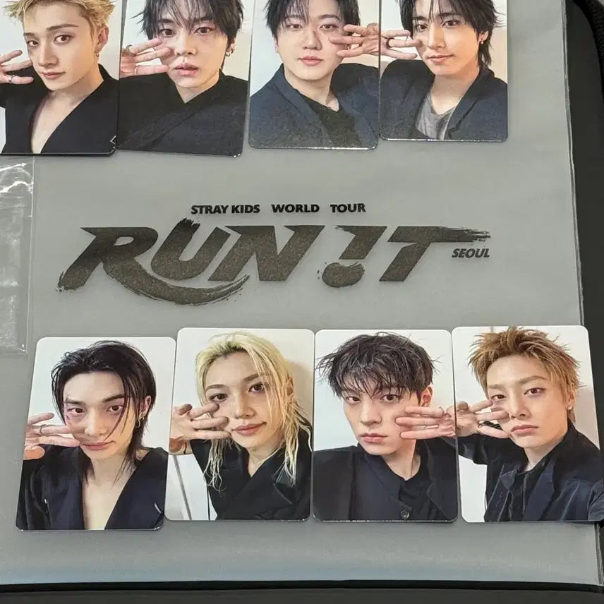 [BUNJANG] Stray Kids SKZ Run it Seoul Photocards Full Set / <포카 풀셋>스트레이키즈/스키즈/SKZ Run it Seoul 런잇서울 중콘(7/29)