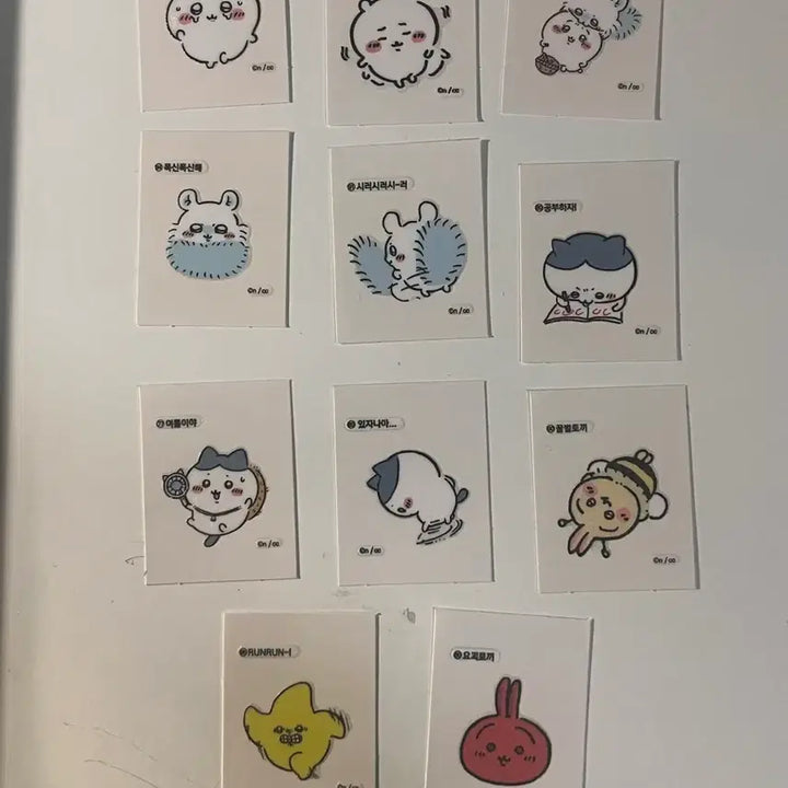 [BUNJANG] Cheekawa Momoonga Hachiwale Usagi Bundle Set / 먼작귀 띠부씰 치이카와 모몽가 하치와레 우사기 일괄
