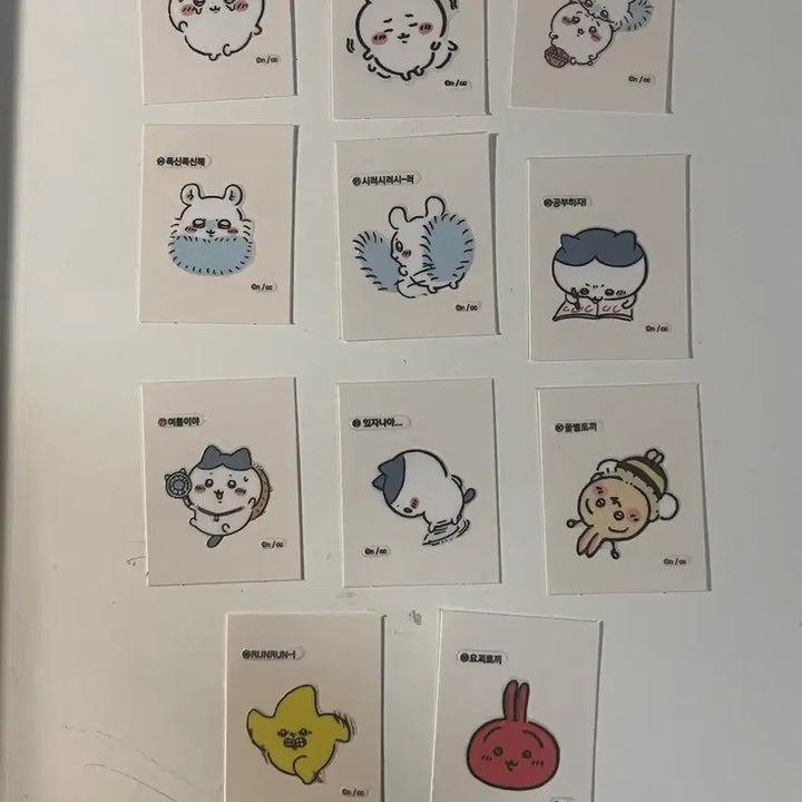 [BUNJANG] Cheekawa Momoonga Hachiwale Usagi Bundle Set / 먼작귀 띠부씰 치이카와 모몽가 하치와레 우사기 일괄