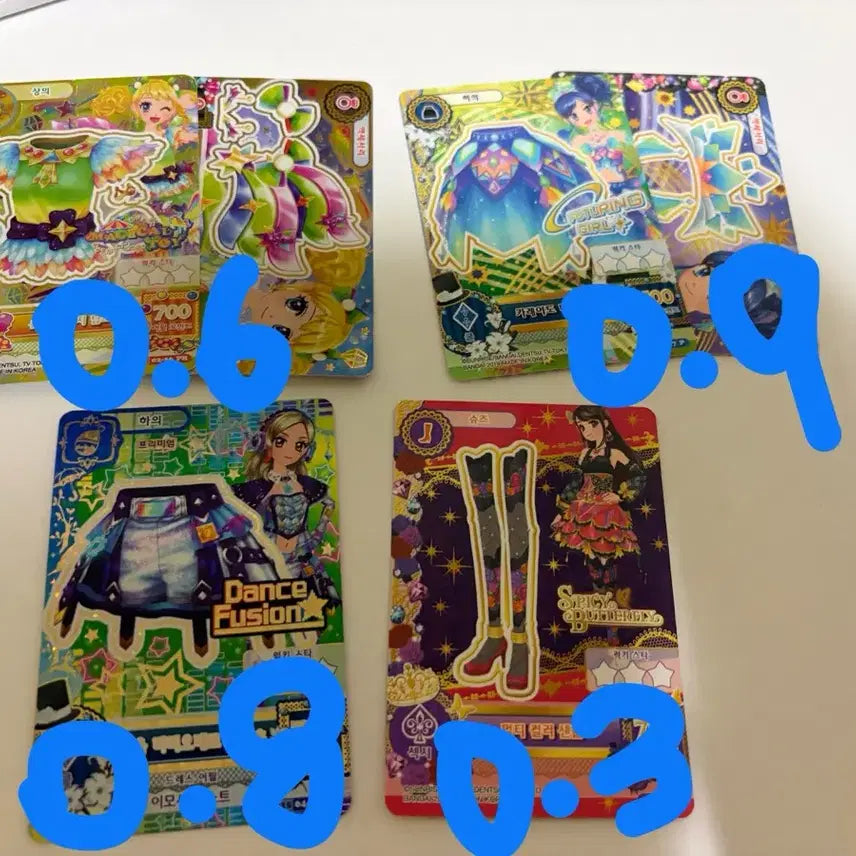 [BUNJANG] Aikatsu! Aoi Kii Ran Rin Akari Mizuki Chip Set / 아이카츠 아이엠스타 프레 조각 키이 아오이 란 린 아카리 미즈키