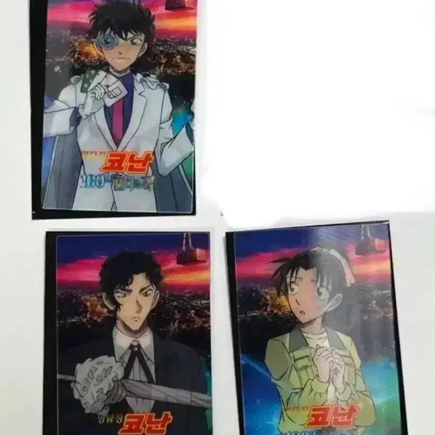 [BUNJANG] Detective Conan Lenticular Set (4 types) &amp; Special Ticket Set (2 types) - Shinichi Kudo, Conan Edogawa / 명탐정코난 렌티큘러4종 팝업 특전티켓2종 진페이 코난