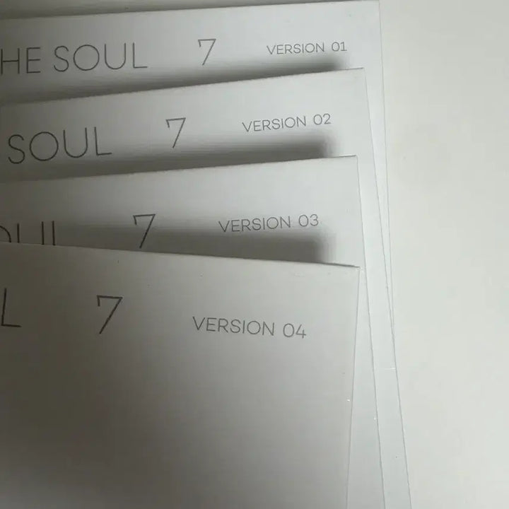 [BUNJANG] BTS MAP OF THE SOUL : 7 Album Versions 01-04 Bundle Set / BTS MAP OF THE SOUL : 7 앨범 버전 01-04