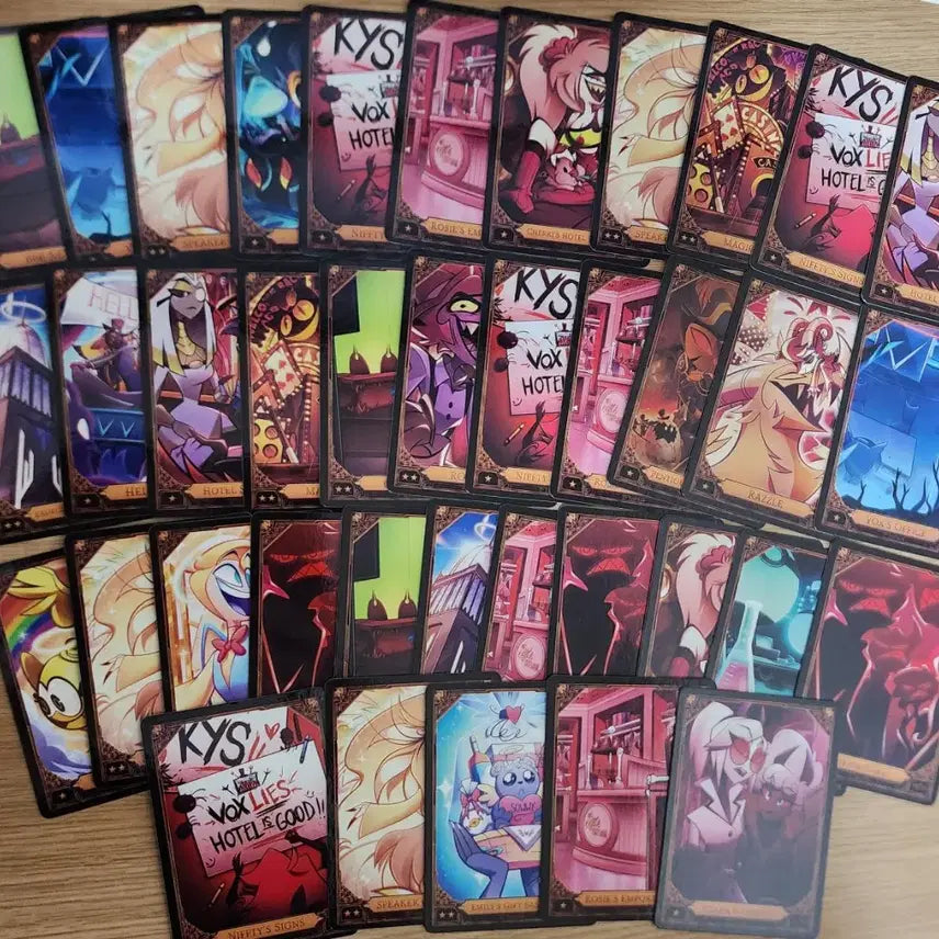 [BUNJANG] Has Been Hotel Season 2 Trading Cards Non-Foil Bundle Set (38 pcs) / 해즈빈호텔 시즌2 트레이딩 카드 논포일 38장 일괄