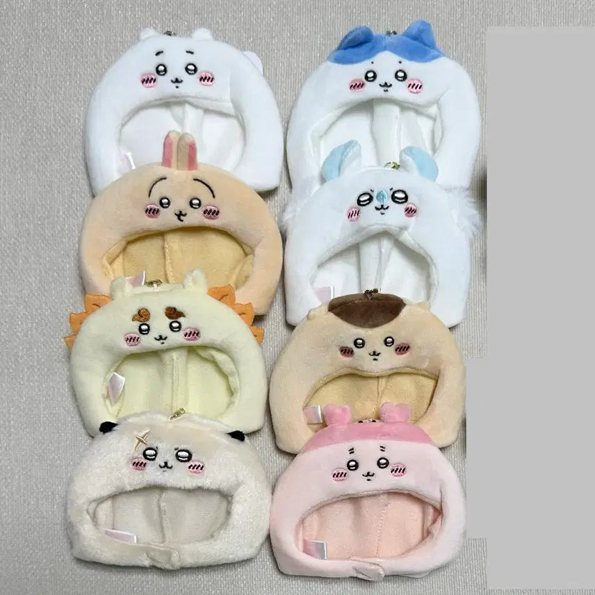 [BUNJANG] Chiikawa Park Mascot Cap Hat Set (Hachiware, Usagi, Momonga, Shisa, Kurimanju, Rat, Kani) / 치이카와 파크 마스코트 캡 모자 하치와레 우사기 모몽가 시사 쿠리만쥬 랏코 카니