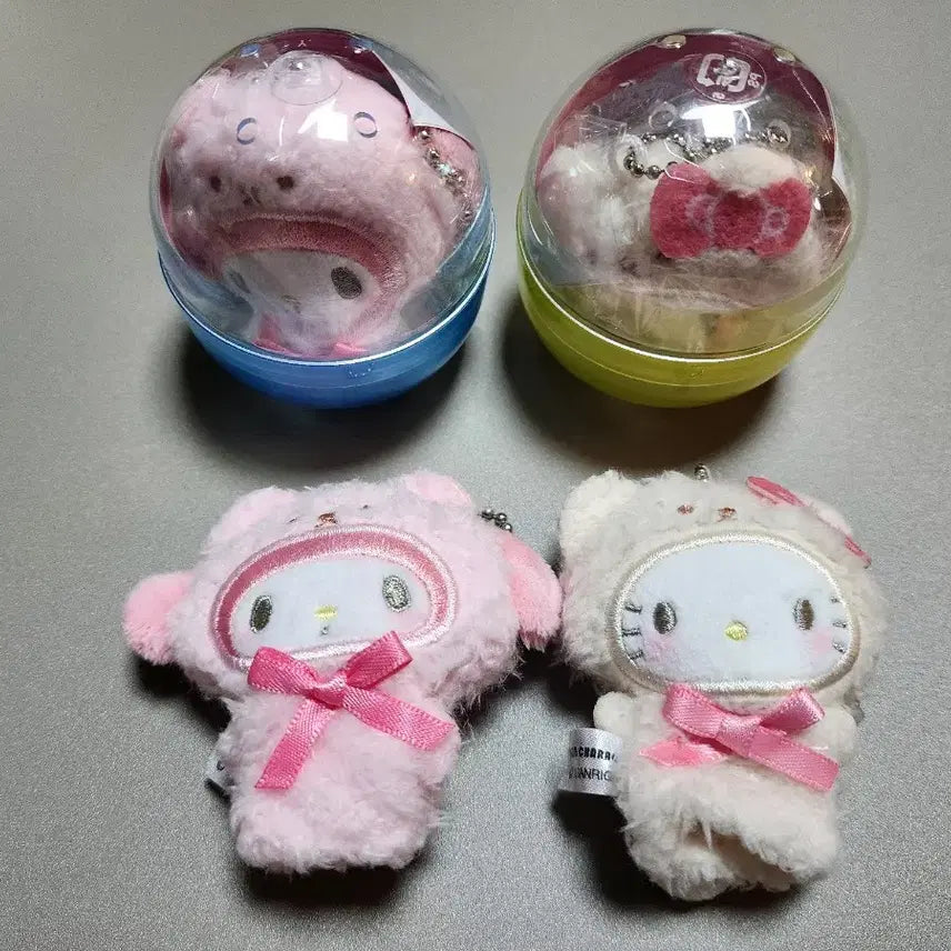 [BUNJANG] Sanrio Characters Finger Puppet Kitty &amp; My Melody / 산리오 캐릭터즈 핑거 퍼펫 키티 마멜