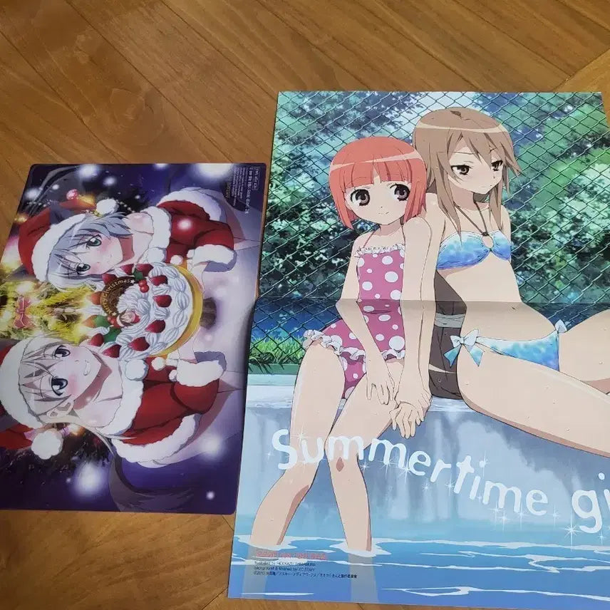 [BUNJANG] Strike Witches / Ookami-san and Her Seven Companions Double-Sided Clear Poster / 스트라이크 위치스/오오카미 씨와 7명의 동료들 양면포스터, 클리어포스터