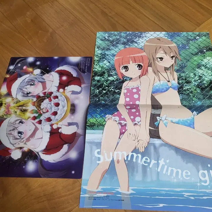 [BUNJANG] Strike Witches / Ookami-san and Her Seven Companions Double-Sided Clear Poster / 스트라이크 위치스/오오카미 씨와 7명의 동료들 양면포스터, 클리어포스터