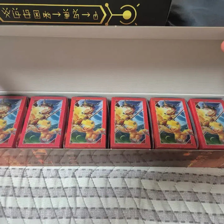 [BUNJANG] Digimon Card Storage Box Empty Set (5 Types) / 디지몬카드 스토리지박스 빈상자 5종세트 (사진은 덱케이스 넣은 예시)