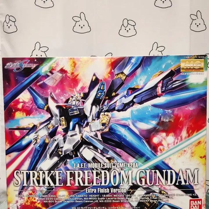 [BUNJANG] Bandai MG Strike Freedom Gundam Extra Finish Version / (무료배송)반다이 MG 스트라이크 프리덤 건담 엑스트라 피니쉬 버전