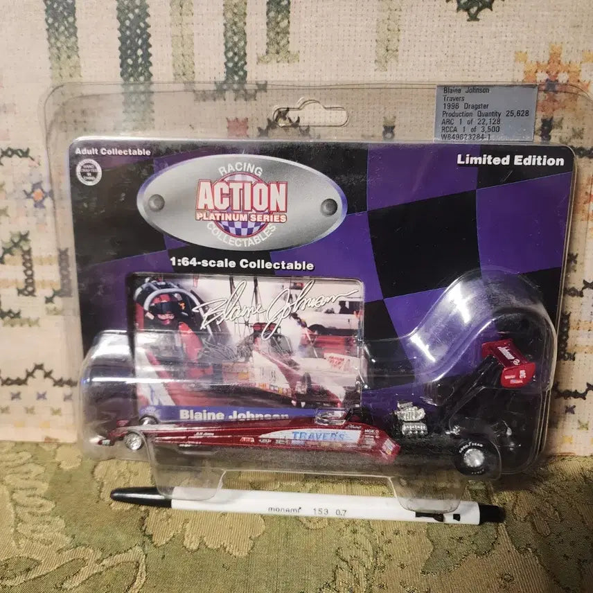 [BUNJANG] 1996 Blaine Johnson Travers Dragster Limited Edition Diecast / 1996 블레인 존슨(Blaine Johnson) 트래버스(Travers) 드래그스터&