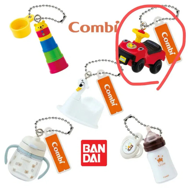[BUNJANG] Bandai Combi Baby Goods Miniature Gacha (Bung Bung Car) / 반다이 Combi 유아용품 미니어처 가챠 (붕붕카)