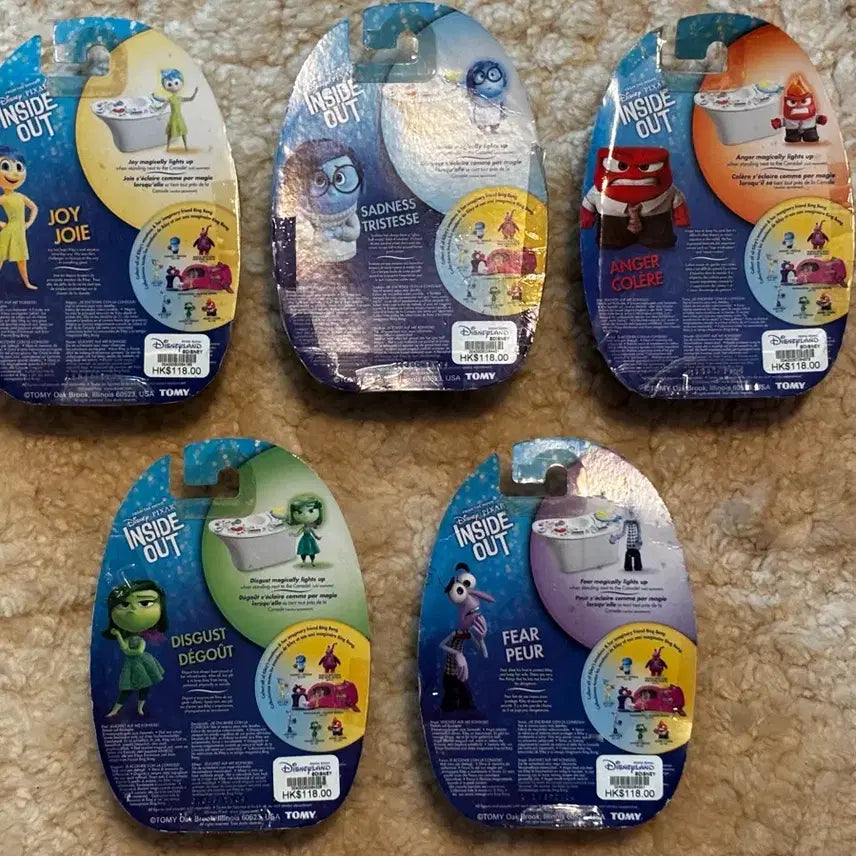 [BUNJANG] Disney Inside Out Core Figure 5-Piece Set / 디즈니 인사이드 아웃 코어 피규어 5종 세트