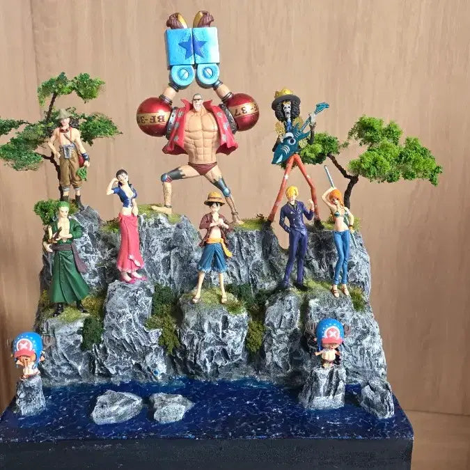 [BUNJANG] One Piece Character Diorama Figure Set / 원피스 피규어 세트 디오라마