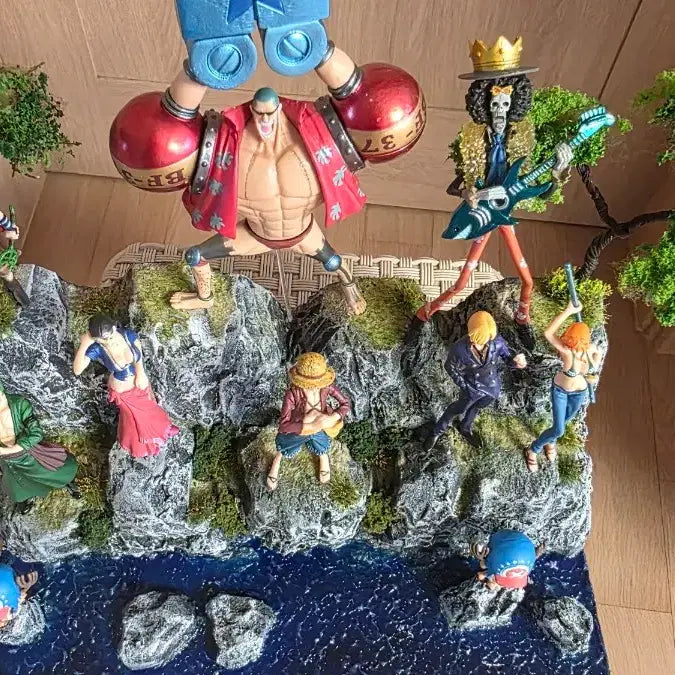 [BUNJANG] One Piece Character Diorama Figure Set / 원피스 피규어 세트 디오라마
