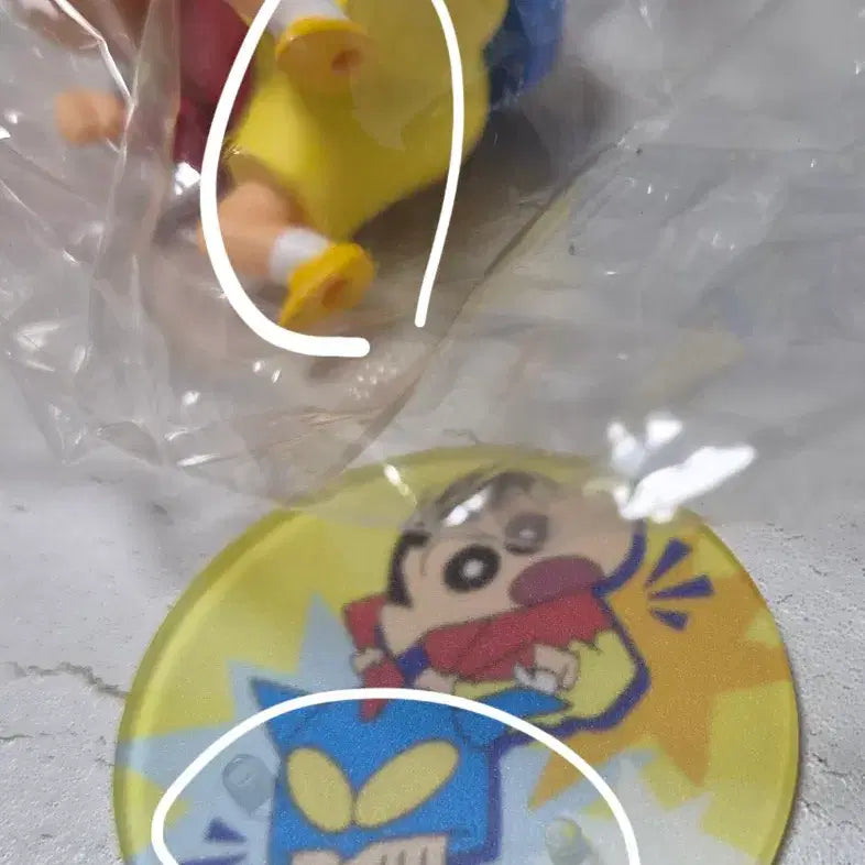[BUNJANG] Crayon Shin-chan Figure with Stand / (새상품)짱구는못말려 피규어 스탠드 포함