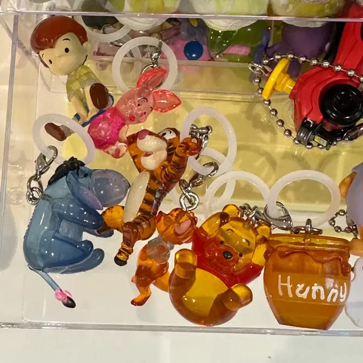 [BUNJANG] Bandai Disney Characters Winnie the Pooh 3종 Bundle Set / 반다이 곰돌이푸 메지루시 3종 일괄