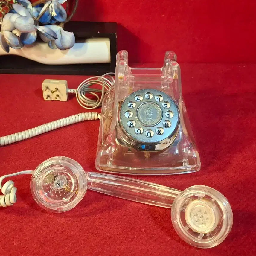 [BUNJANG] Dongnam Electronics Translucent Rotary Phone / 국산 동남전자 누두전화기