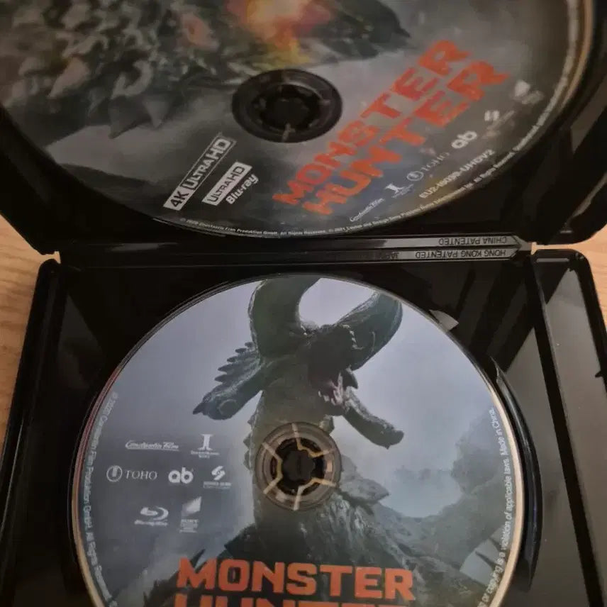 [BUNJANG] Monster Hunter 4K UHD Blu-ray Slipcase / 몬스터 헌터 4K 슬립케이스  블루레이