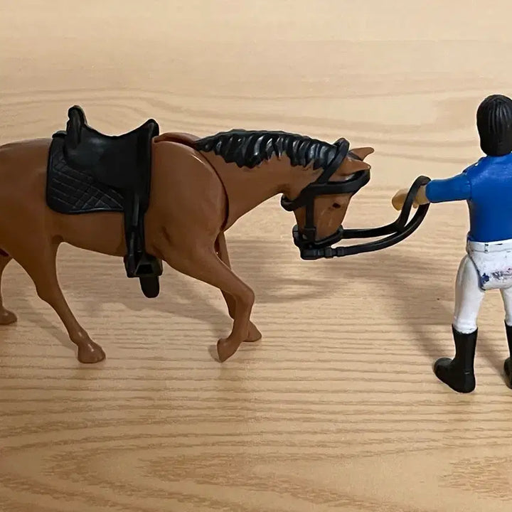 [BUNJANG] Equestrian Figure with Horse Set / 말 타는 사람 피규어 말 세트