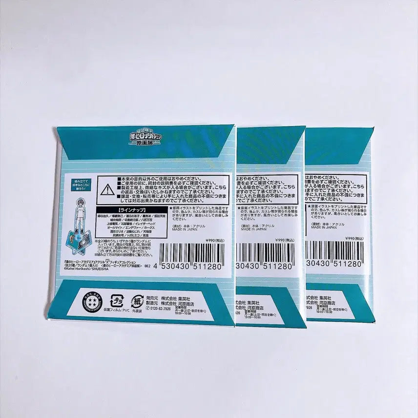 [BUNJANG] My Hero Academia Art Exhibition Acrylic x Figure Collection Bundle Set - Iida, Yaoyorozu, Jiro / 히로아카 원화전 아크릴 X 피규어 컬렉션 - 이이다, 야오모모, 지로 일괄
