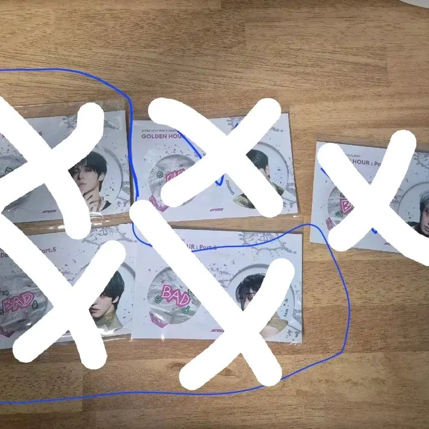 [BUNJANG] ATEEZ Golden Hour: Part.5 Pin Button Set (Yunho, Wooyoung, San) / 에이티즈 핀버튼 윤호, 우영, 산 [GOLDEN HOUR.5 팝업상품]