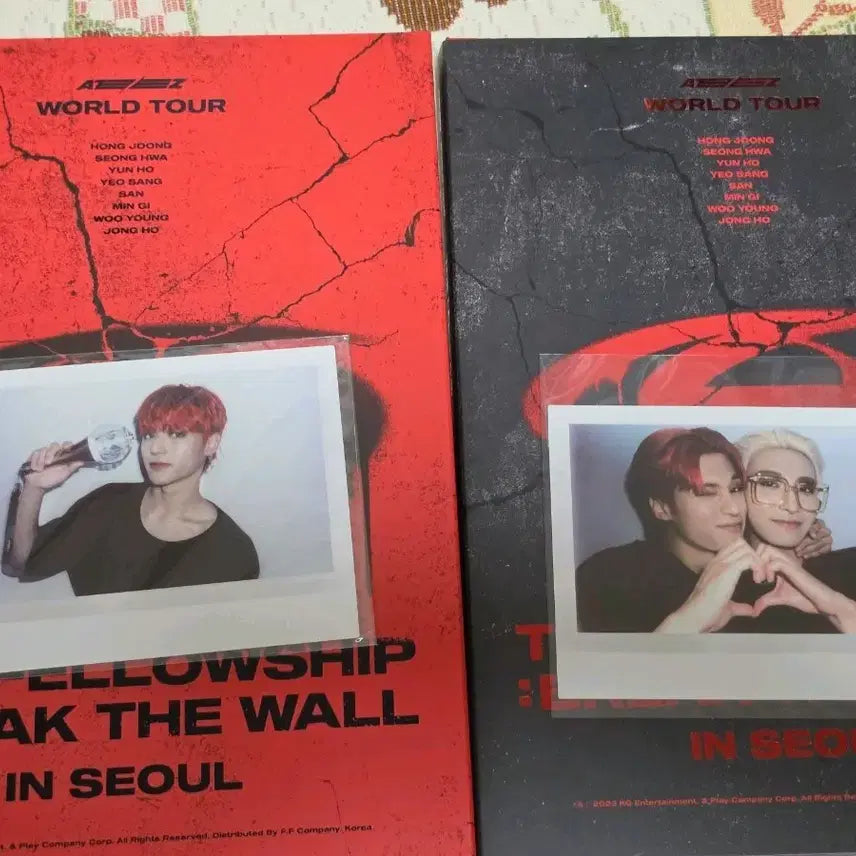 [BUNJANG] The Fellowship Break The Wall ATEEZ World Tour In Seoul DVD &amp; Blu-ray Bundle Set / 더펠쉽 브랙더월 에이티즈 ateez 월드투어 인 서울 dvd &amp; 블루레이 일괄
