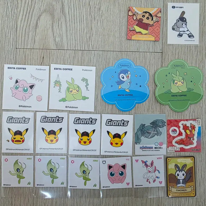[BUNJANG] Pokemon Sticker Assortment - 1000 KRW Each / 포켓몬 띠부씰 종류에 상관없이 장당 1000원에 팝니다