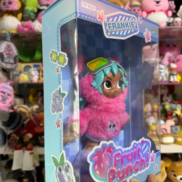[BUNJANG] Pop Mart Peach Riot Fruit Punch Series Frankie Doll Keychain (Sealed) / 팝마트 피치라이엇 과일펀치 시리즈 인형 키링(프랭키)(미개봉)