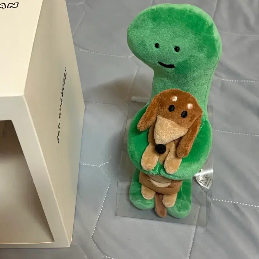 [BUNJANG] Joguman Plush Set (Brachio &amp; Woody) with Box / 조구만 봉제인형 (브라키오&amp;우디) 상자포함