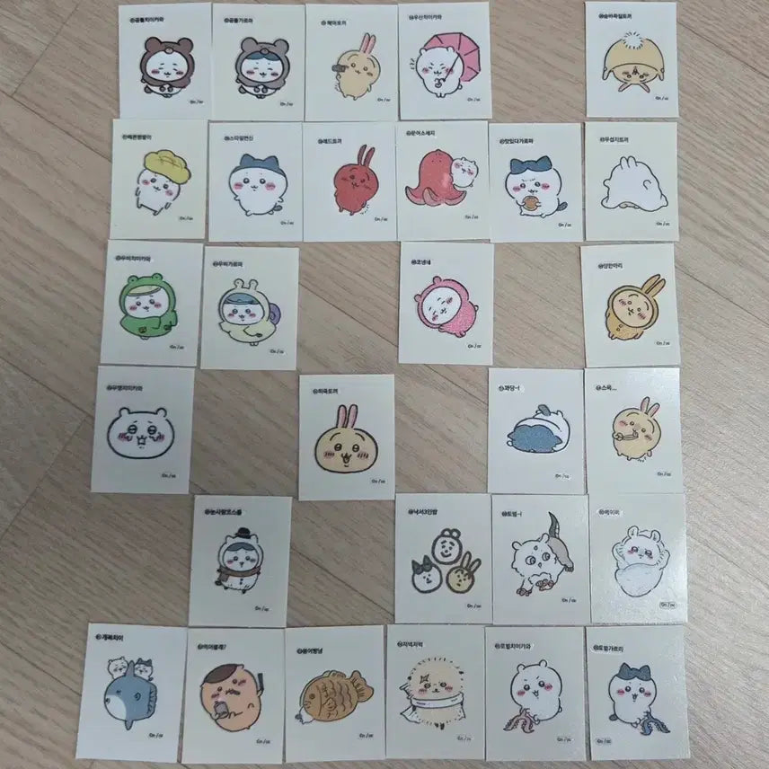 [BUNJANG] Chiikawa Sticker Collection 2nd Edition Bundle / 치이카와 띠부씰 2탄 일괄판매