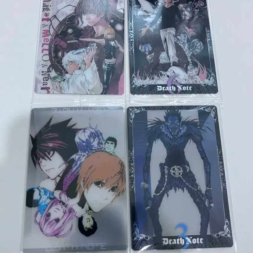 [BUNJANG] Death Note Light Yagami Ryuk L Wafers Card Set / 데스노트 웨하스 카드 라이토 류크 엘