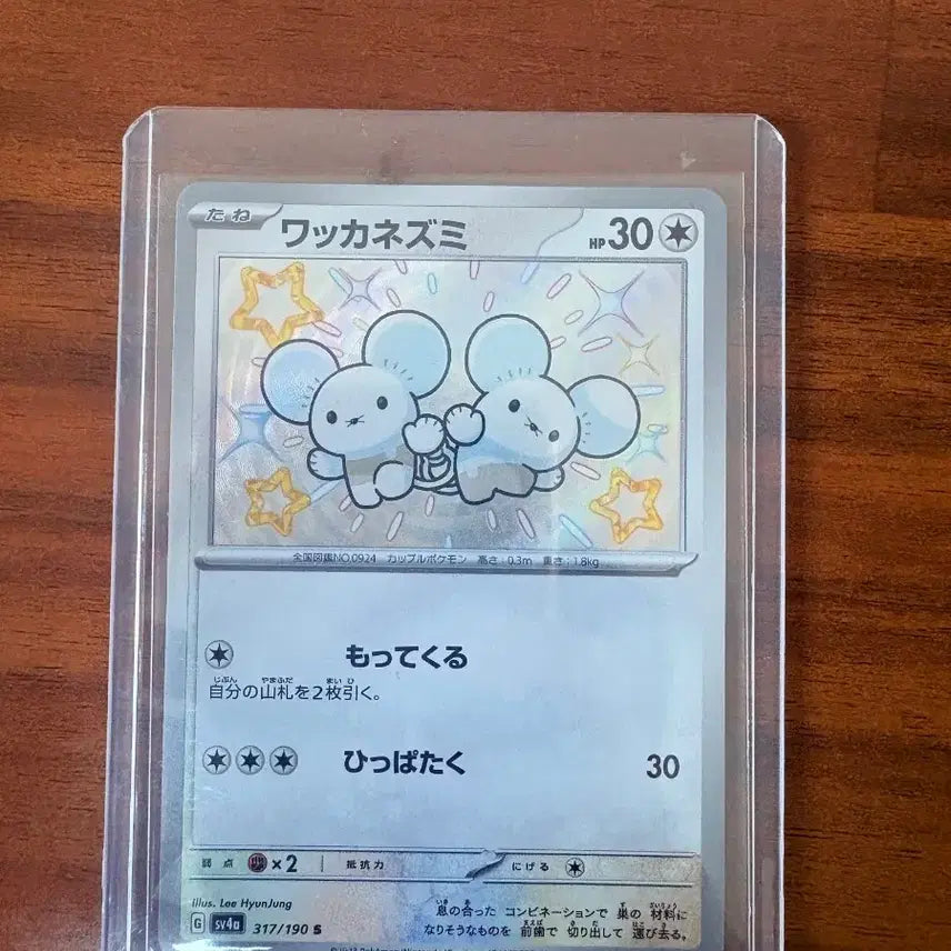 [BUNJANG] Pokemon Card Wakanezu 317/190 / 포켓몬 카드 와카네즈미 317/190