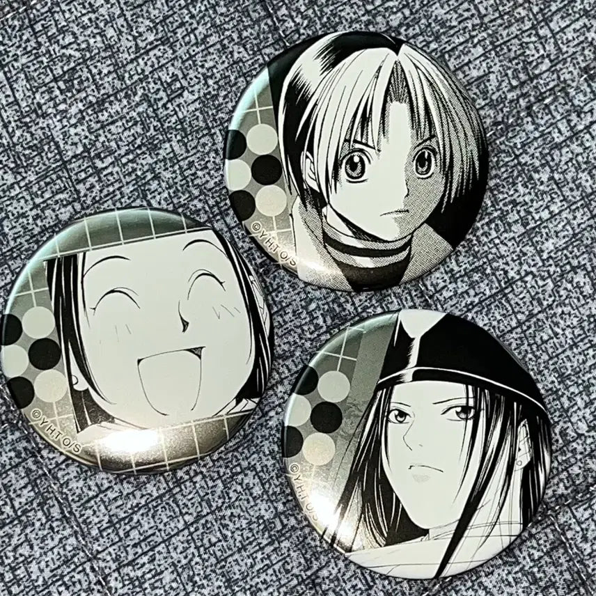 [BUNJANG] Hikaru no Go Original Art Exhibition Can Badge Set / 히카루의 바둑 원화전 캔뱃지 사이