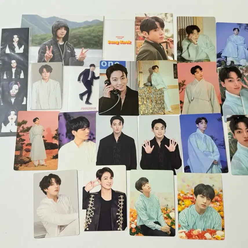 [BUNJANG] BTS Jungkook Mini Photocard, Sparcon Lucky Draw, In the Soop Postcard / 방탄소년단 bts 정국 미니포카 스파콘 럭드 인더숲 엽서
