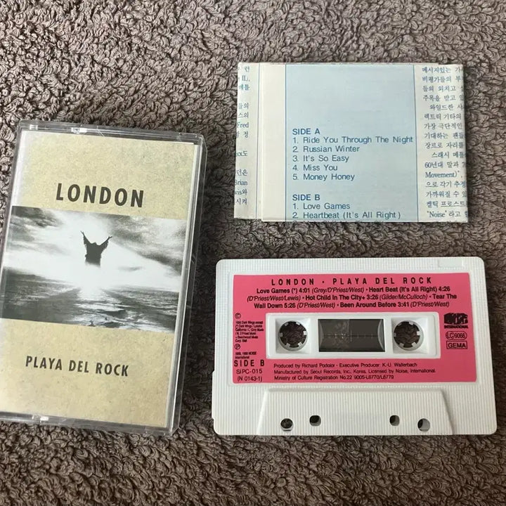 [BUNJANG] London 3rd Studio Album Cassette Tape (Korean License) / 90년대 미국의 하드락 헤비메탈 밴드 런던 London 정규 3집 앨범 국내 라이센스 카세트테이프