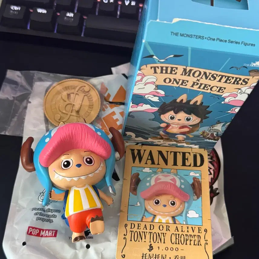 [BUNJANG] Pop Mart Labubu x One Piece Chopper Figure / [새상품] 팝마트 라부부x원피스 쵸파