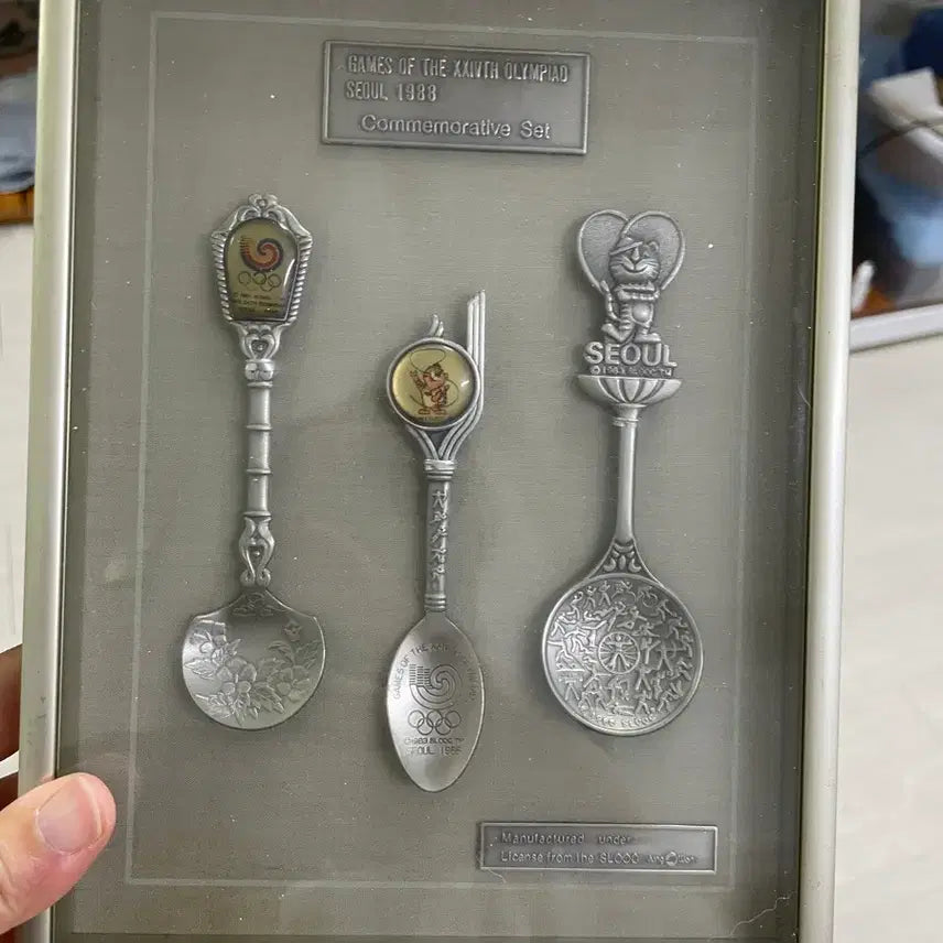[BUNJANG] 1988 Seoul Olympics Hodori Spoon Set / 1988 서울 올림픽 기념 스푼 세트 호돌이스푼