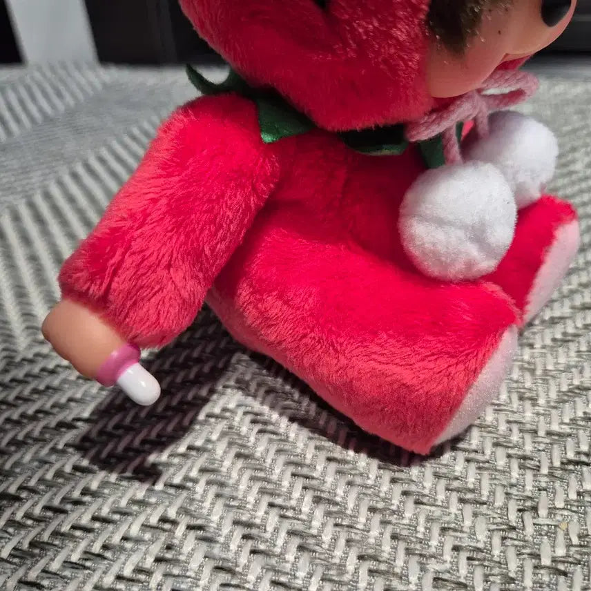 [BUNJANG] Limited Edition Regional Strawberry Monchhichi Doll / 지역한정 딸기 몬치치 인형